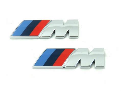 BMW M-Sport Emblem Badge Sticker - Premium ABS Set for M3 M5 M6 M7 E36 E46 E90 E92 F10 F20 F30 ...