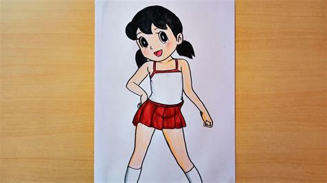 How To Draw Shizuka From Doraemon Cartoon Drawing Shizuka Easy Step | sexiezpix Web Porn