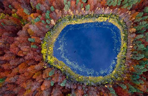 Stunning Aerial Photos of Poland’s Lakes Throughout The Seasons | Bored ...