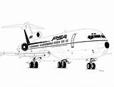 Southwest Airplane Coloring Pages sketch template