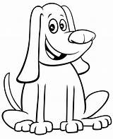 Printable dog coloring Page sketch template