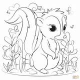 Skunk Coloring Page  Free Printable Coloring Pages sketch template