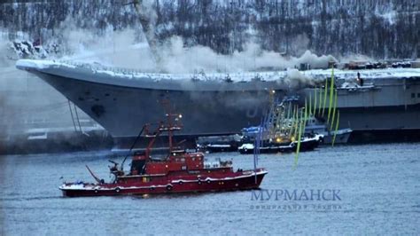 Fire on Russia's only aircraft carrier "Admiral Kuznetsov" - Archyde