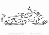 Snowmobile Coloring Pages sketch template