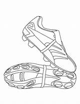 Football Boot Coloring Page  Free Printable Pages sketch template