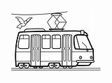 Tram Image coloring page  Download Print Or Color Online For Free sketch template