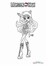 Monster High Coloring Pages 13 Wishes sketch template