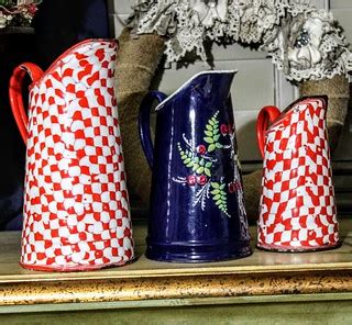 Vintage French Enamelware | A little Christmas color here an… | Flickr