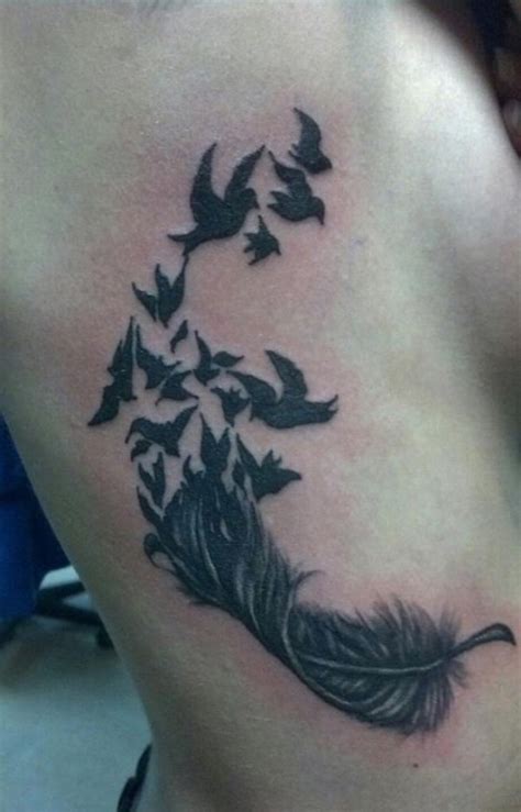 47 Best Feather Tattoos On Back