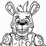 Springtrap Fnaf Character Coloring Page  Pagescom sketch template