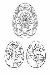 Beautiful Authentic Ukrainian Easter Egg coloring Pages That Help  sketch template