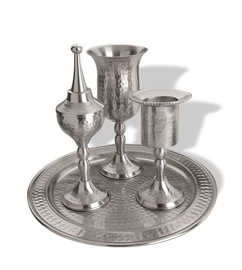 Jewish Gifts-Shabbat Havdalah Set Stainless Steel