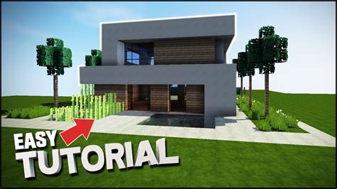 Minecraft Realistic Modern House Tutorial - Minecraft Land