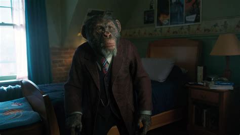 How The Umbrella Academy brought Pogo the monkey butler to life | SYFY ...