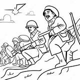Trench Warfare Ww1 Soldiers Coloring Page 58042 46747 sketch template