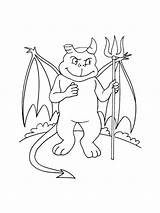Devil Forks Coloring Pages sketch template