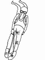 Winter Sports Skiing Coloring Pages & coloring Book sketch template