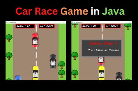 Simple Car Race Game In Java - CopyAssignment