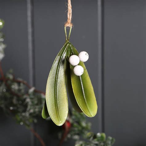 Christmas Mistletoe Tree Decoration By Red Berry Apple | notonthehighstreet.com