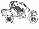Four Wheeler Coloring Pages  Polariz RZR S4 sketch template