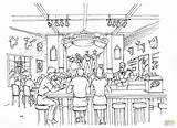 Restaurant coloring Page  Free Printable Coloring Pages sketch template