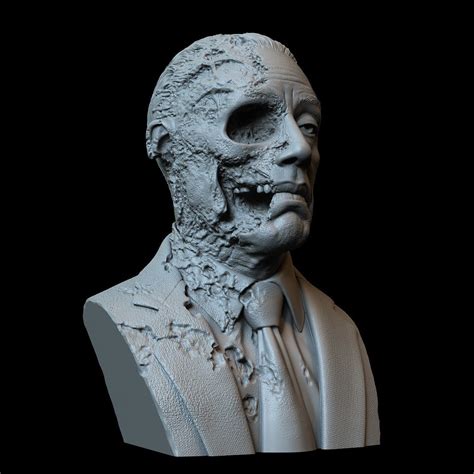 Gustavo Fring from Breaking Bad Face Off version 3D model 3D printable | CGTrader