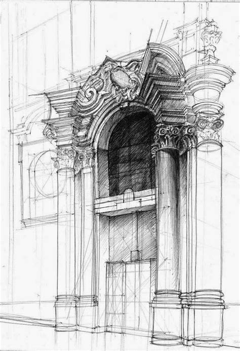 Old Architecture Drawing ~ Design Stack: A Blog About Art, Design And Architecture ...