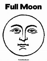 Full Moon Coloring Pages  Nation sketch template