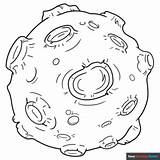 Asteroid Coloring Page  Easy Drawing Guides sketch template