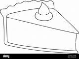 Pie Coloring Pages sketch template