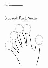 Finger Family Coloring sketch template