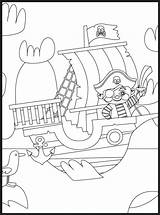 Pirate Coloring Pages Piratas Coloriage Pirates Pirata Dibujos Kids  sketch template