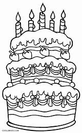 Free Printable Birthday Cake Coloring Pages For Kids  Vrogueco sketch template