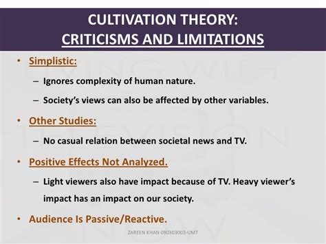 Cultivation Theory -ZK