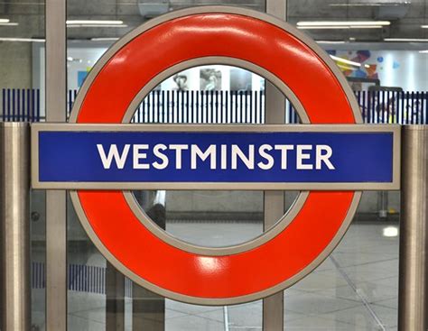 Westminster Tube Station Sign | Served by the Circle, Distri… | Flickr