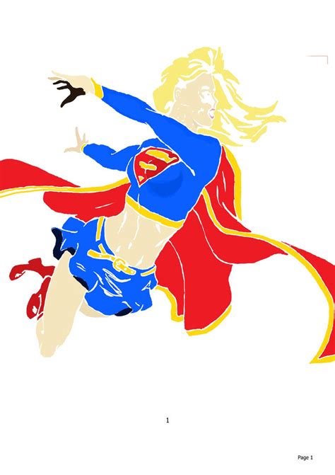 Supergirl Silhouette by TineaK on DeviantArt