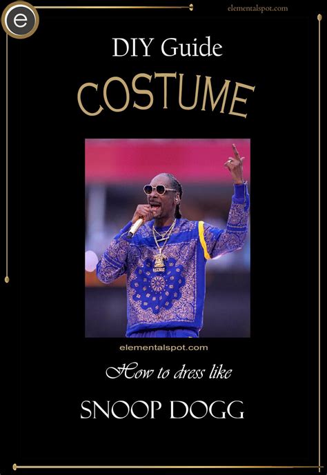 Dress Up Like Snoop Dogg from Super Bowl Halftime - Elemental Spot