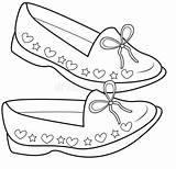 Printable Coloring Pages Shoe  sketch template