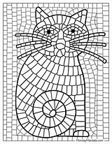 22 mosaic coloring Pages Free Pdf Printables – Artofit sketch template