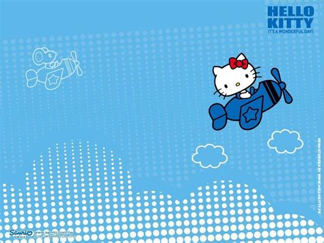 Hello Kitty Wallpaper Blue