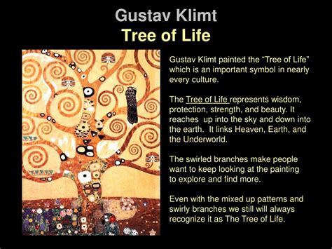 PPT - Gustav Klimt Tree of Life PowerPoint Presentation - ID:368816