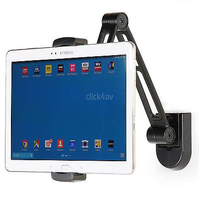 Wall or Under Cabinet Mount Bracket iPad/Mini iPhone Tablet Desk Stand ...