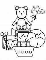 Toys Coloring Page sketch template