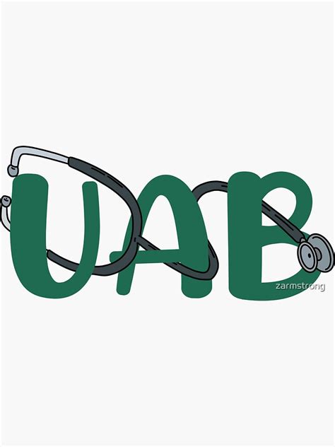 "UAB Medical" Sticker for Sale by zarmstrong | Redbubble