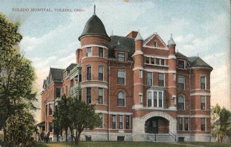 Toledo Hospital Ohio Postcard