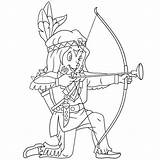 Premium Vector  Cute Native American indian boy Cartoon coloring book sketch template