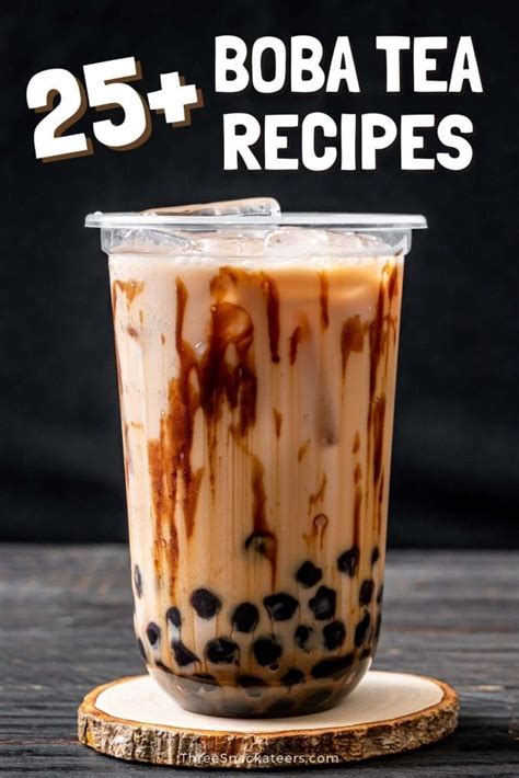 25+ Mouthwatering Boba Tea Recipes to Elevate Your Bubble Tea Game - The Three Snackateers