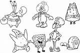 Spongbob squarepants coloring pages 736775 sketch template