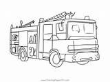 Fire Rescue Vehicles Coloring Page For Kids  Free Trucks sketch template