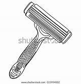 The Safety Razor Coloring Page Free Sketch sketch template